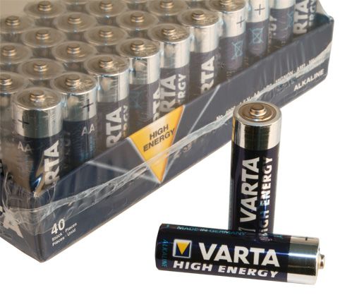 Varta Longlife Power LR6 AA Penlite Batterijen (40 stuks) – Maat AA