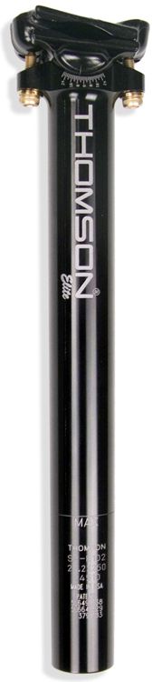Thomson Elite Zadelpen Aluminium Zwart – Maat 30.9x410mm
