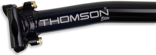 Thomson Elite Zadelpen 31.6x410mm Setback Zwart