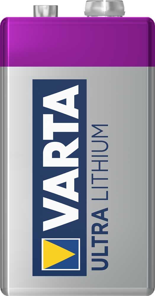 Varta Ultra Lithium 9V Blokbatterij – 9.0V