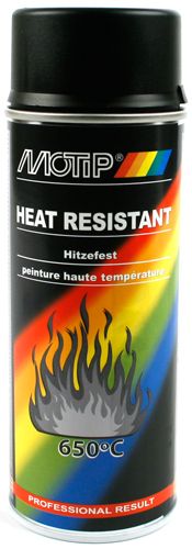 Motip Hittebestendige Lak Spuitbus Zwart – 400ml