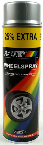 Motip Velgenlak Spuitbus Zilver 500ml