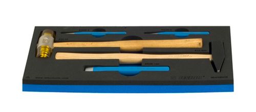 Unior Inlay Hamer/Drevelset voor Gereedschapswagen – 5-Delig