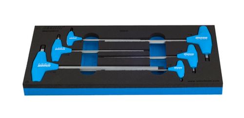 Unior Inbussleutelset T-Model Gereedschapwagen Inlay – 6-Delig