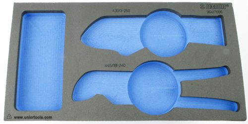 Unior Foam Inlay voor Griptangenset Gereedschapwagen