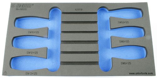 Unior Foam Inlay voor Dopschroevendraaierset Gereedschapwagen