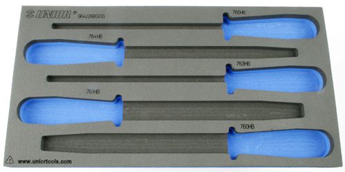 Unior Foam Inlay voor Gereedschapwagen Vijlenset (Leeg)