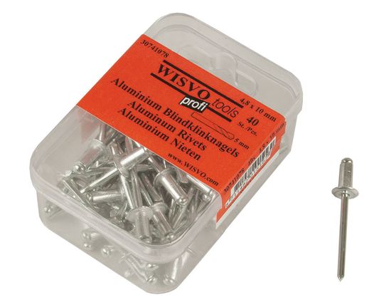 Popnagel Wisvo 4.8x10mm DS A 40 – Maat 4.8x10mm