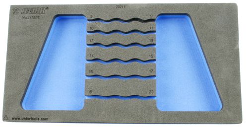 Unior Foam Inlay voor Dopkniesleutelset Gereedschapwagen