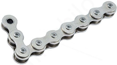 Wippermann Connex 7E8 E-Bike Ketting Zilver – 124 Schakels