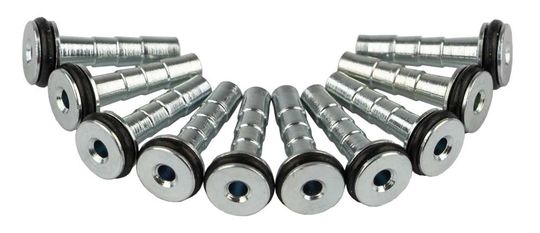 Elvedes Leidingnippel Formula (10 stuks) – Zilver