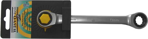 Wisvo Ringratelsleutel 12x13mm - Gereedschap - Maat 12x13mm