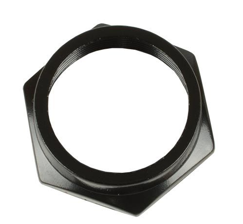 Balhoofdmoer 1" bovenzijde zwart (set 5 st) – Maat 1" / 22.2MM