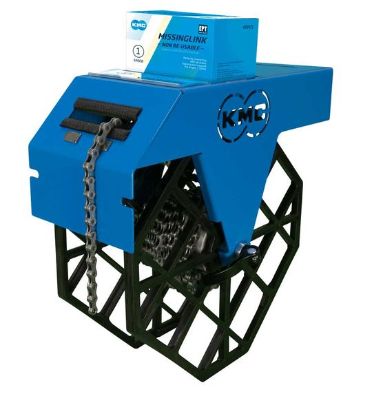 KMC Kettingdisplay Wandhouder 1 Rol – Blauw