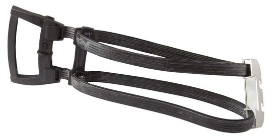 Snelbinder XLC met Bevestigingsplaat - Zwart