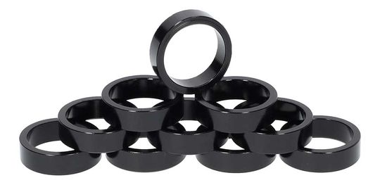 Ergotec Balhoofd Spacer 1 1/8" Aluminium – Doos 10 Stuks – 10mm