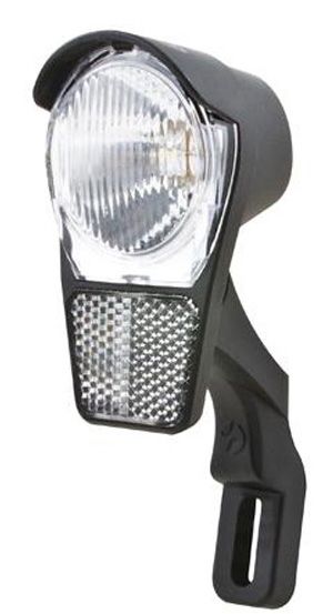 XLC Galeo XDO LED Koplamp met Naafdynamo – Zwart