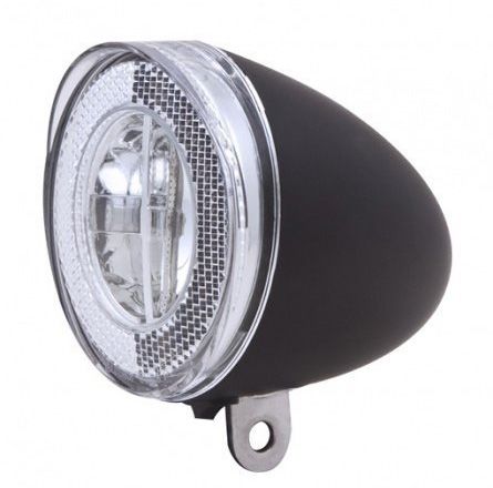 XLC Swingo XB LED Koplamp op Batterij – Zwart