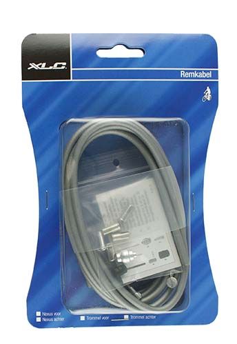 XLC Remkabel RVS Universeel Voor/Achter - Zilver
