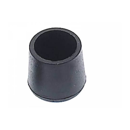 Tubus dragerbuis eindkap 8mm - Zwart