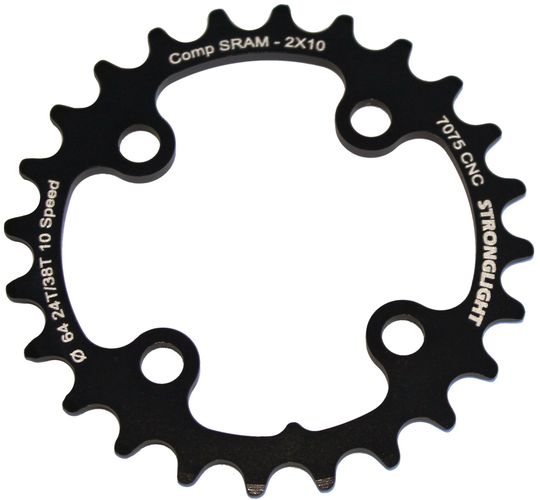 Stronglight Kettingblad Sram X0 Zicral 10V – 24T Steek 64