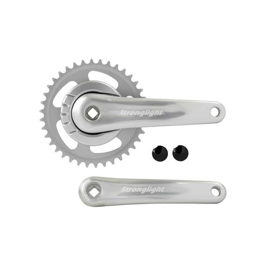Stronglight Twin crankstel 1V 38T aluminium 170mm – Maat 170mm