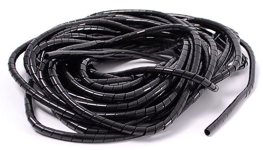 Spiraalband 4mm Zwart 10 Meter - Kabelbinder