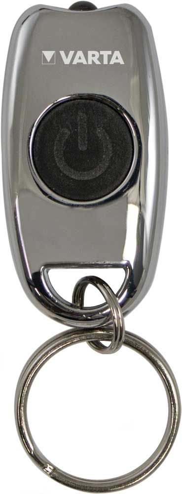 Varta Metal Key Chain Light LED Zaklamp – Grijs