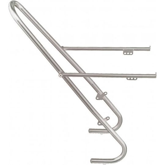 Tubus Tara Lowrider Voordrager 26/28" – Zilver
