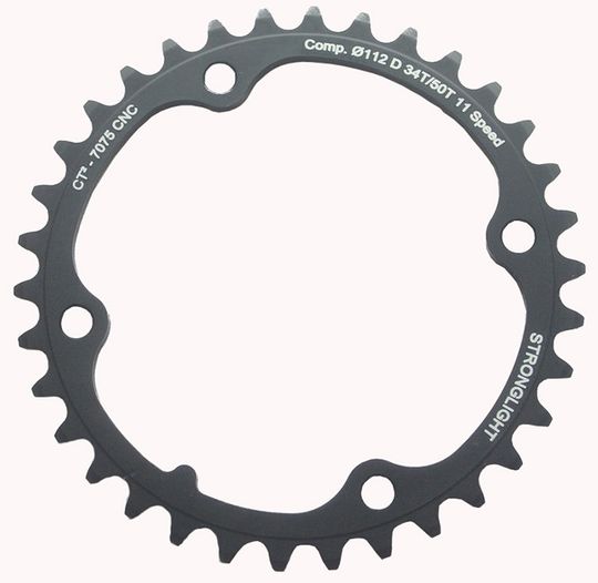 Stronglight Kettingblad Campagnolo 11V 34T Steek 112 Zwart