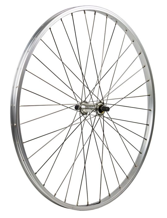 Voorwiel 28x13/8 Rodi Aluminium 26mm Zilver – Maat 28x1 5/8x1 3/8 / 26mm