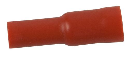 Stekker Rond Vrouw Geïsoleerd Rood 4.0mm - Doos 100 Stuks