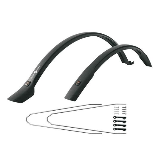 SKS Velo Urban Spatbordset 28" PVC 42mm Zwart – Maat 28" / 42mm