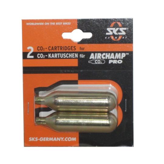 SKS Airchamp Pro CO2 Patronen 16Gr - Set van 2