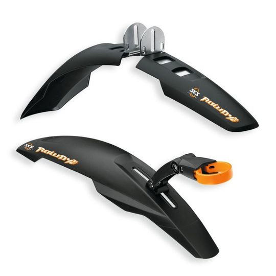 SKS Rowdy Spatbordset PVC Zwart – Maat 20/24"