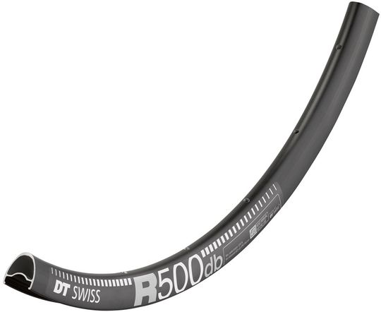 DT Swiss R500 DB Disc Velg 28" Aluminium 28-Gaats - Zwart