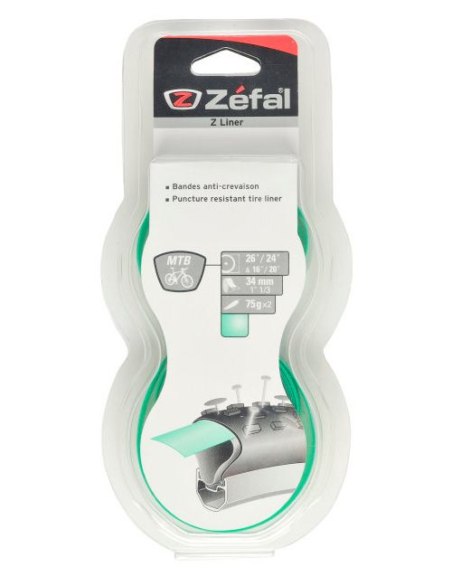Zefal Anti Lek Velgtape Grijs Set van 2 – 19mm