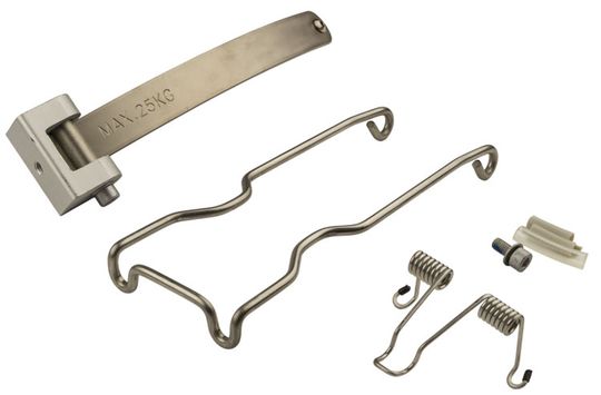 ANP Dragerbevestiging en Klapper Set - Zilver