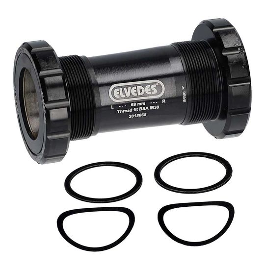 Elvedes Threadfit IB30 BSA Trapas Cupset – Zwart