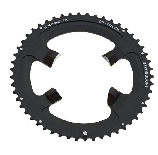 Stronglight Kettingblad Shimano Ultegra R8000 CT2 11V – Maat 50T (50x34) / 4 Arm / Steek 110 / 11V