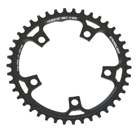 Stronglight Kettingblad SRAM Red/Force/Rival CT2 1x11V – Maat 42T / 5 Arm / Steek 110