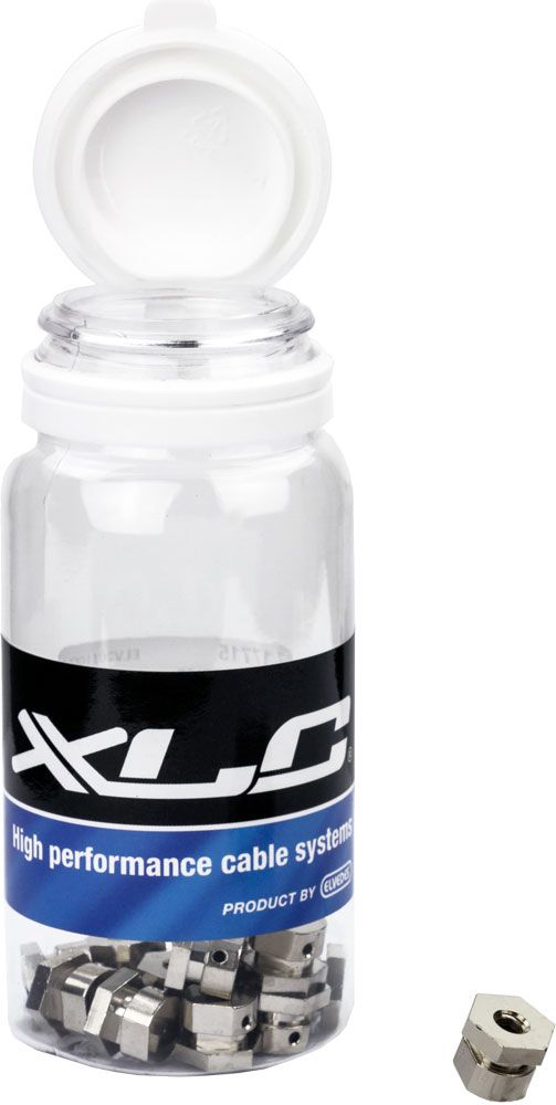 XLC Klembout Shimano Nexus Vernikkeld Messing - Set van 15