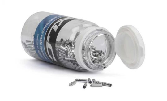 XLC Kabeleindhulzen Aluminium 500 stuks – Maat 1.6mm