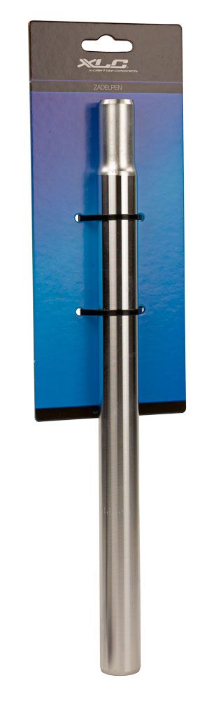 XLC Zadelpen Kaars Aluminium Zilver – Maat 25.4x350mm