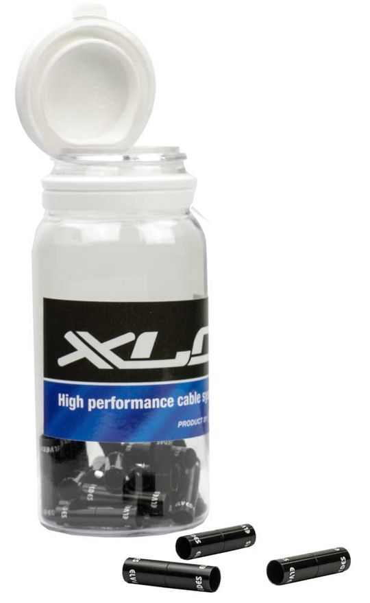 XLC Verlengnippel Buitenkabel Zwart (25 st.) – Maat 5.0mm