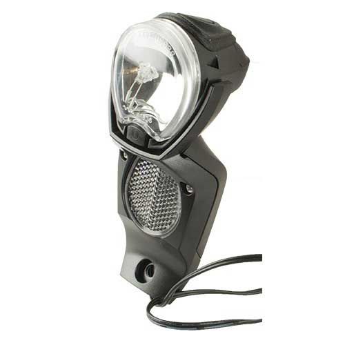 Gazelle Light Vision V2 Koplamp Halogeen Naafdynamo Zwart