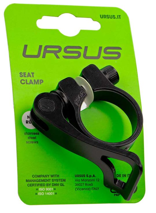 Ursus Zadelbuisklem 34.9mm Zwart