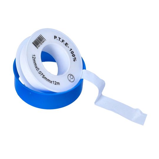 Teflon Afdichtingstape 12mm x 0,075mm - Maat 12mm / 0.08