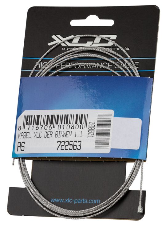 XLC Slick Versnellingskabel Binnen Zilver – 1.1mm / 2.25m