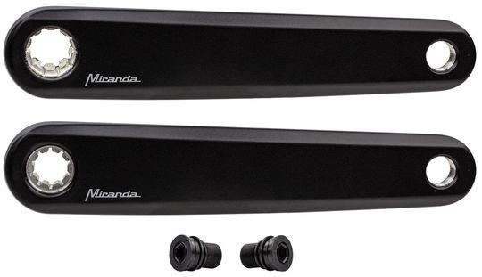 Miranda Delta Crankstel ISIS 170mm E-Bike – Mat Zwart